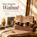 First Dance Song Wedding Gift, Personalized Sheet Music Wave Sculpture, 3D Solid Walnut Wood Anniversary Custom Song Not