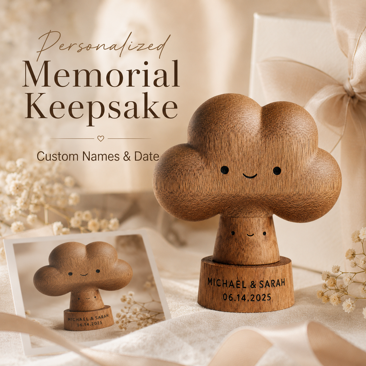 Walnut Cloud Tree Couple — angle 10