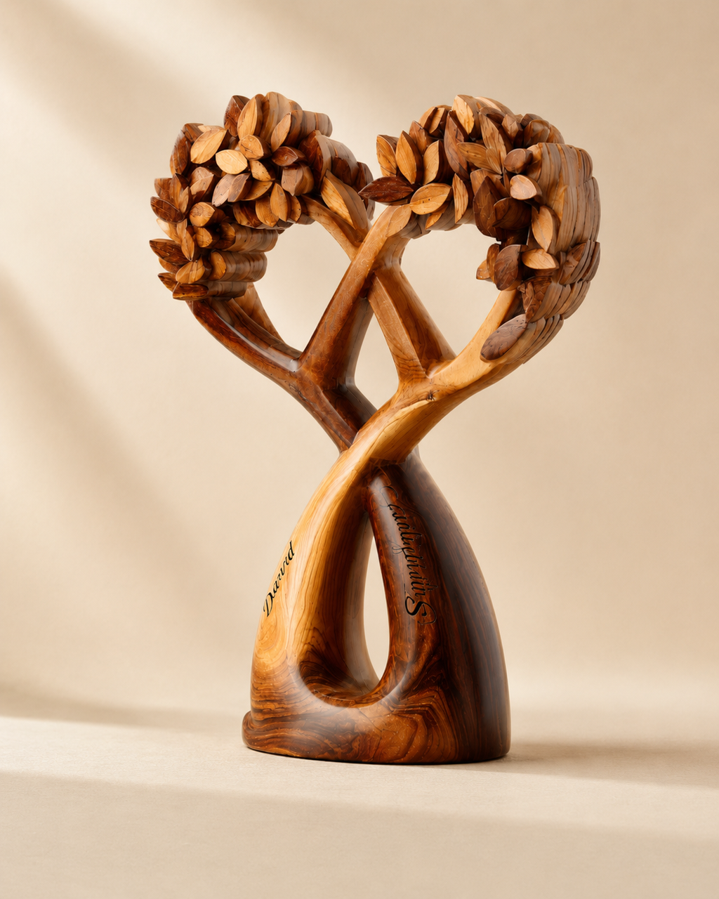 Walnut Double Tree Infinity — angle 2